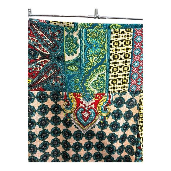 MOA COLLECTION PLUS SIZE PRINTED HIGH WAISTED A-LINE MAXI SKIRT 3Xl - Picture 2 of 5